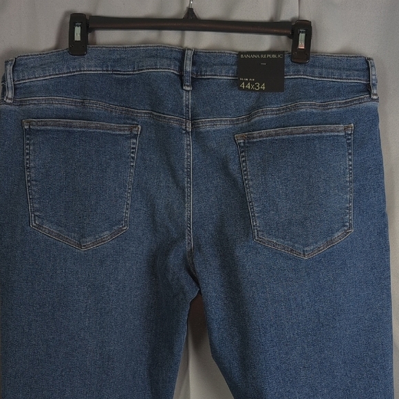 Banana Republic Blue Slim Fit Jeans. NWT - Picture 4 of 8